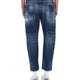 JEANS WITH "DESTROYED" DETAILS