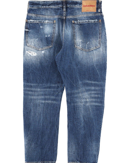 JEANS WITH "DESTROYED" DETAILS