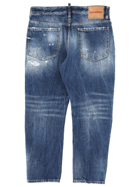 JEANS WITH "DESTROYED" DETAILS