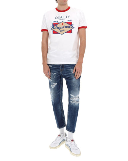 JEANS WITH "DESTROYED" DETAILS