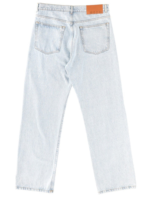 JEANS WITH EMBROIDERED LOGO