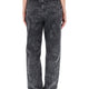 JEANS WITH FLORAL PATTERN