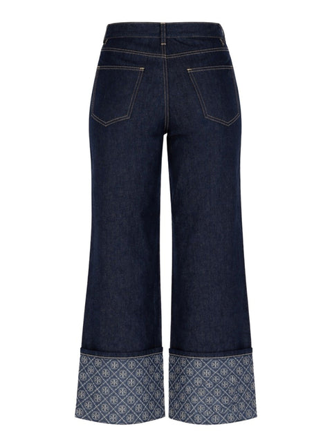 JEANS WITH LAPELS