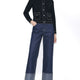 JEANS WITH LAPELS