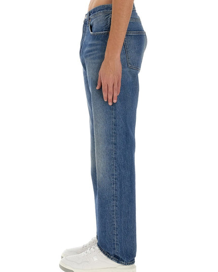 JEANS WITH LOGO DETAIL