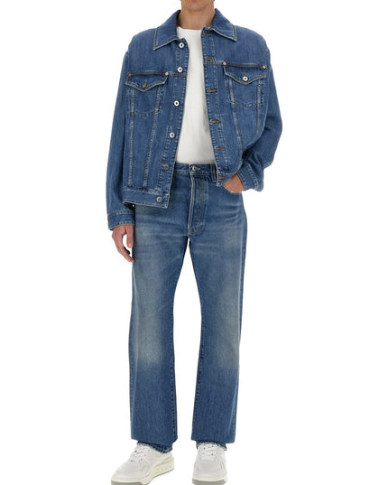 JEANS WITH LOGO DETAIL