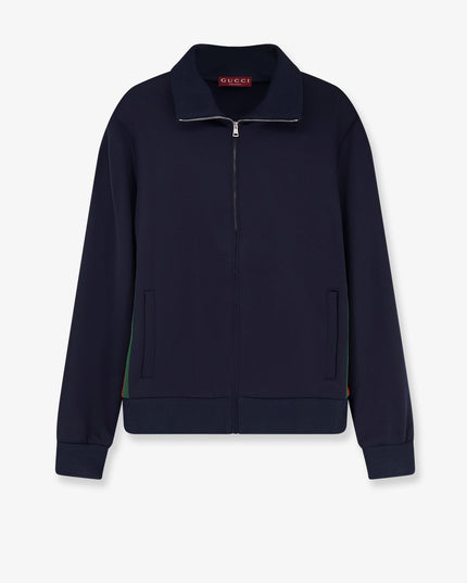 Jersey sweatshirt with lateral Web Band