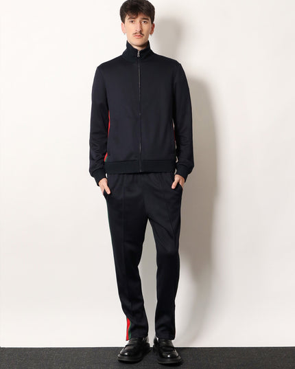 Jersey sweatshirt with lateral Web Band