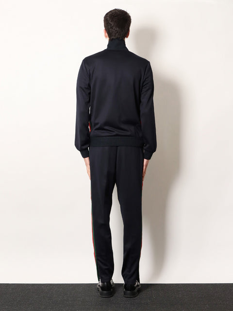 Jersey sweatshirt with lateral Web Band