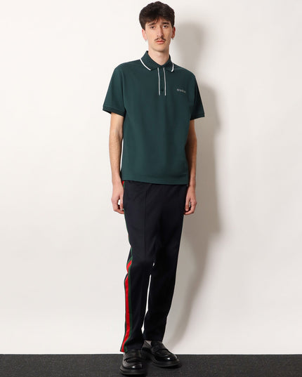 Jersey trouser with lateral Web detail