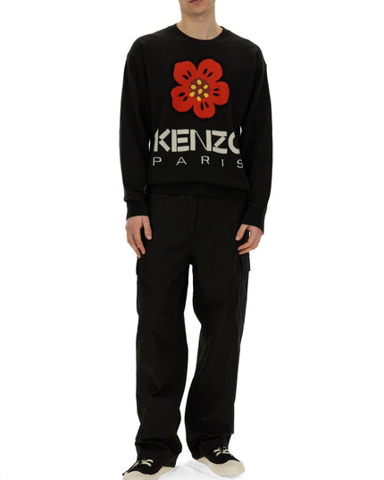 JERSEY WITH EMBROIDERY BOKE FLOWER