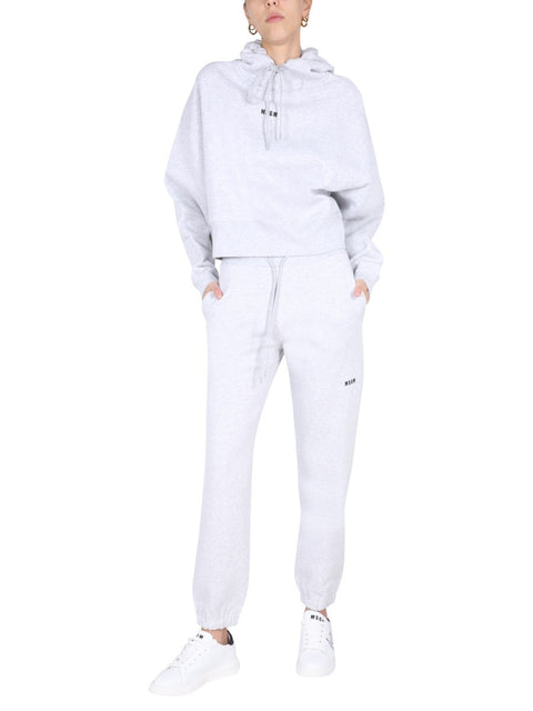 JOGGING PANTS WITH LOGO PRINT