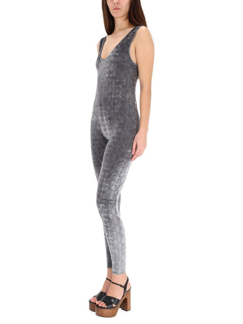 JUMPSUIT WITH "GG" EMBROIDERY