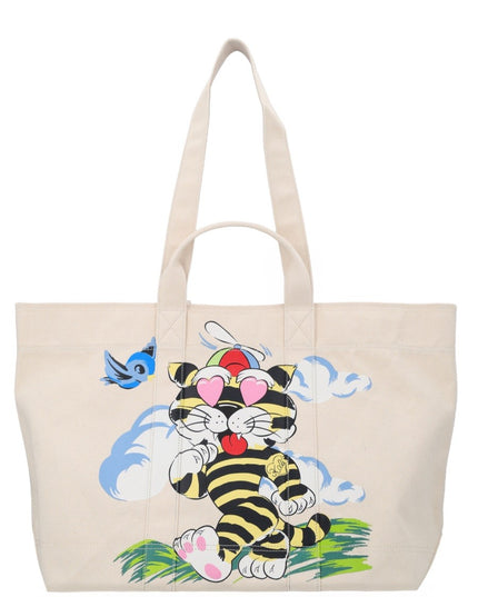 KENZO CARTOON TOTE BAG LARGE