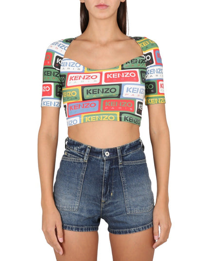 KENZO LABELS SHORT TOP