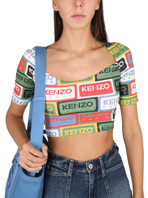 KENZO LABELS SHORT TOP