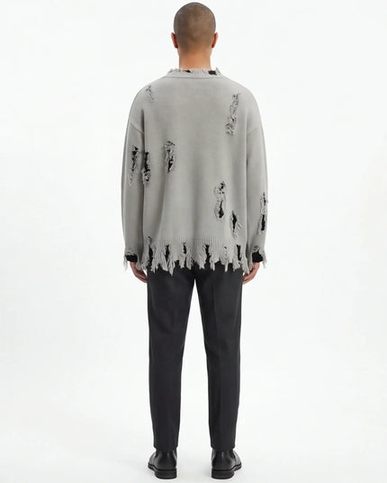Grozavu Tailliertes Sweatshirt aus gekämmter Baumwolle
