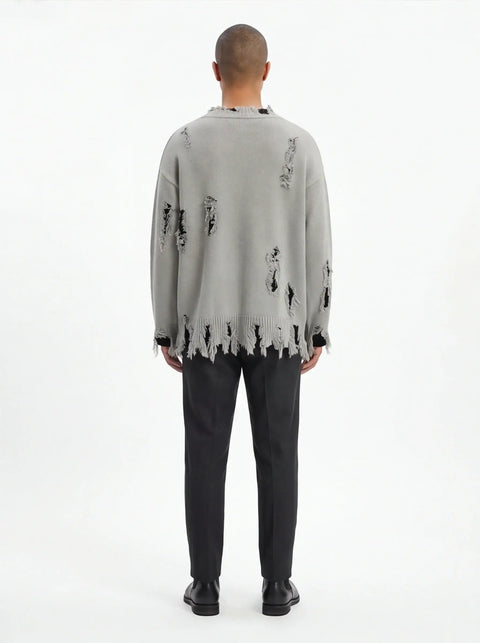 Grozavu Tailliertes Sweatshirt aus gekämmter Baumwolle