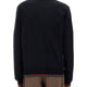 KNITTED WOOL CARDIGAN WITH WEB PATTERN