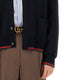 KNITTED WOOL CARDIGAN WITH WEB PATTERN