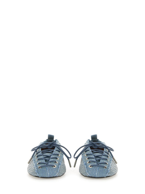 LACE-UP BALLERINA