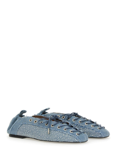 LACE-UP BALLERINA