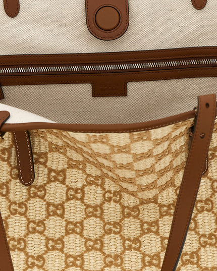 Large woven shopping bag