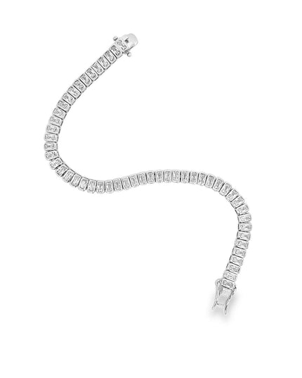 LAURA — Geometrisches Halskette & Armband Set | Gold / Rhodium | Denise Pacini