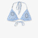 Leah Bikini Top with Bandana Round print