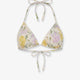 Leah Bikini Top with Lemony Flower print