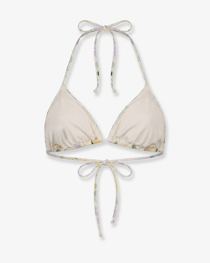 Leah Bikini Top with Lemony Flower print