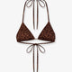 Leah nylon bikini top