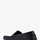 Leather and canvas loafers