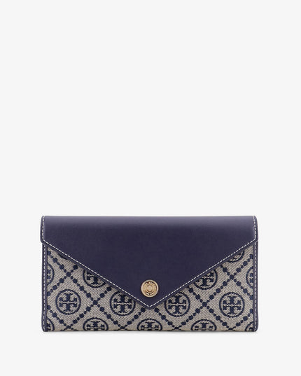 T Monogram Envelope leather and T Monogram Fabric wallet