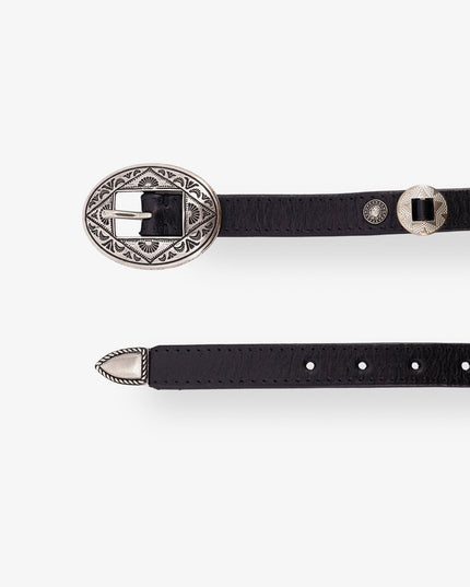 Leather belt