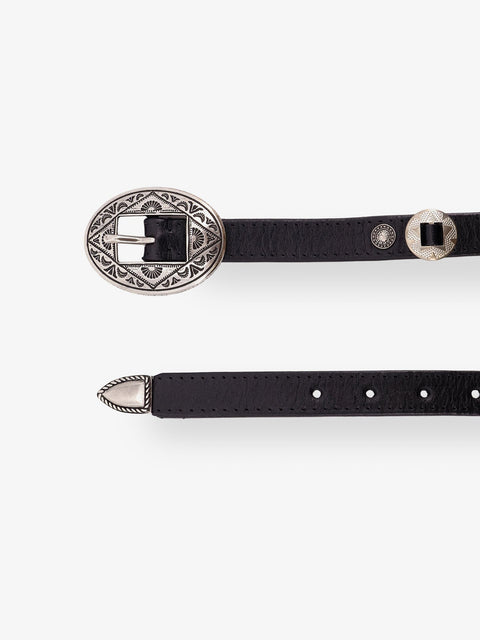 Leather belt