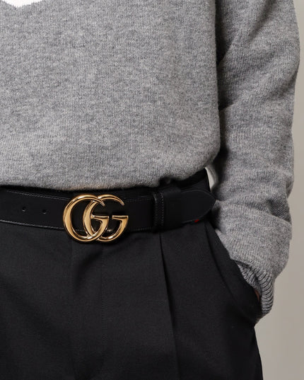 Leather belt