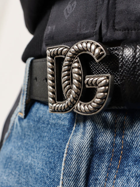Leather belt