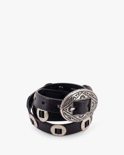 Leather belt
