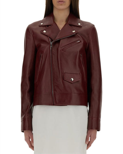 LEATHER BIKER JACKET