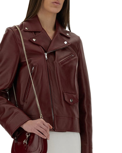 LEATHER BIKER JACKET