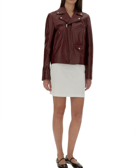 LEATHER BIKER JACKET