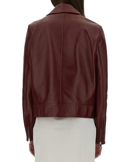LEATHER BIKER JACKET