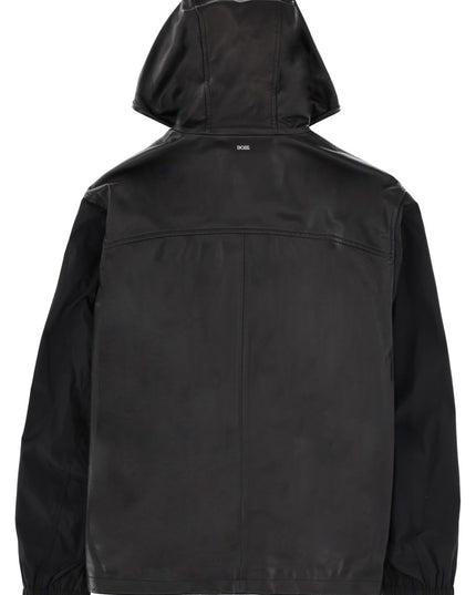 LEATHER BLEND JACKET