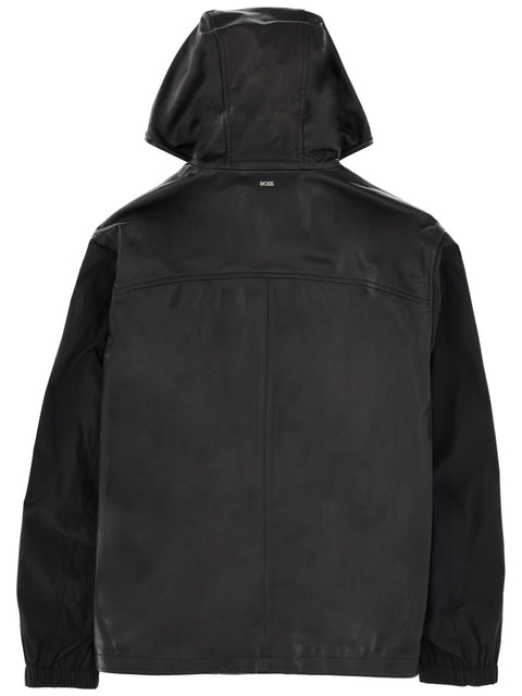 LEATHER BLEND JACKET