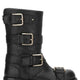 LEATHER BOOT WITH BUCKLES
