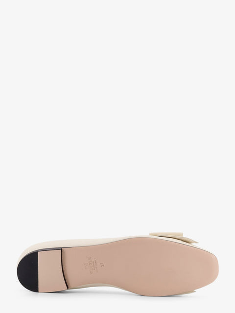 Leather Bowow ballerinas