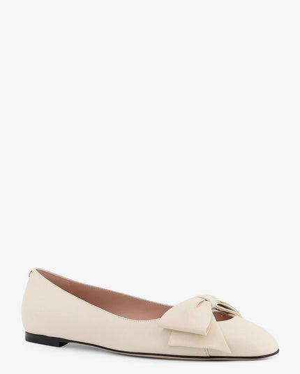 Leather Bowow ballerinas