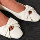 Leather Bowow ballerinas