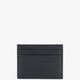 Leather card holder with metal DG logo